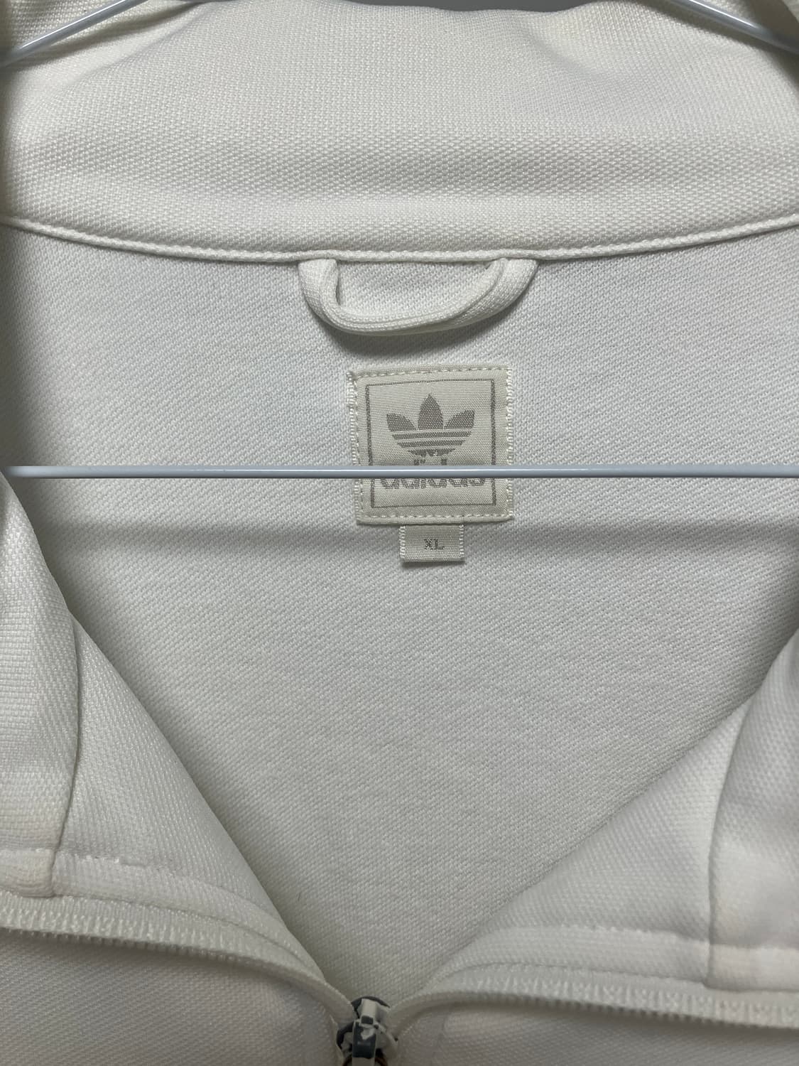 아디다스 오리지널 빈티지 면 져지 희귀 매물 화이트 블루 상품이미지3