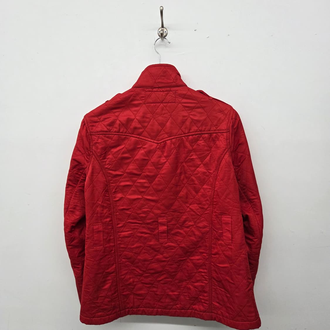 바버 인터네셔널 퀼팅 자켓 레드 남s 상품이미지7