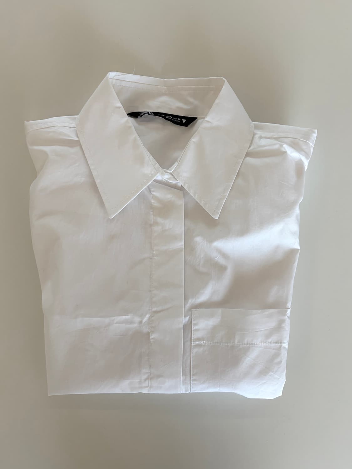 자라 포켓 포플린 셔츠 M 상품이미지2