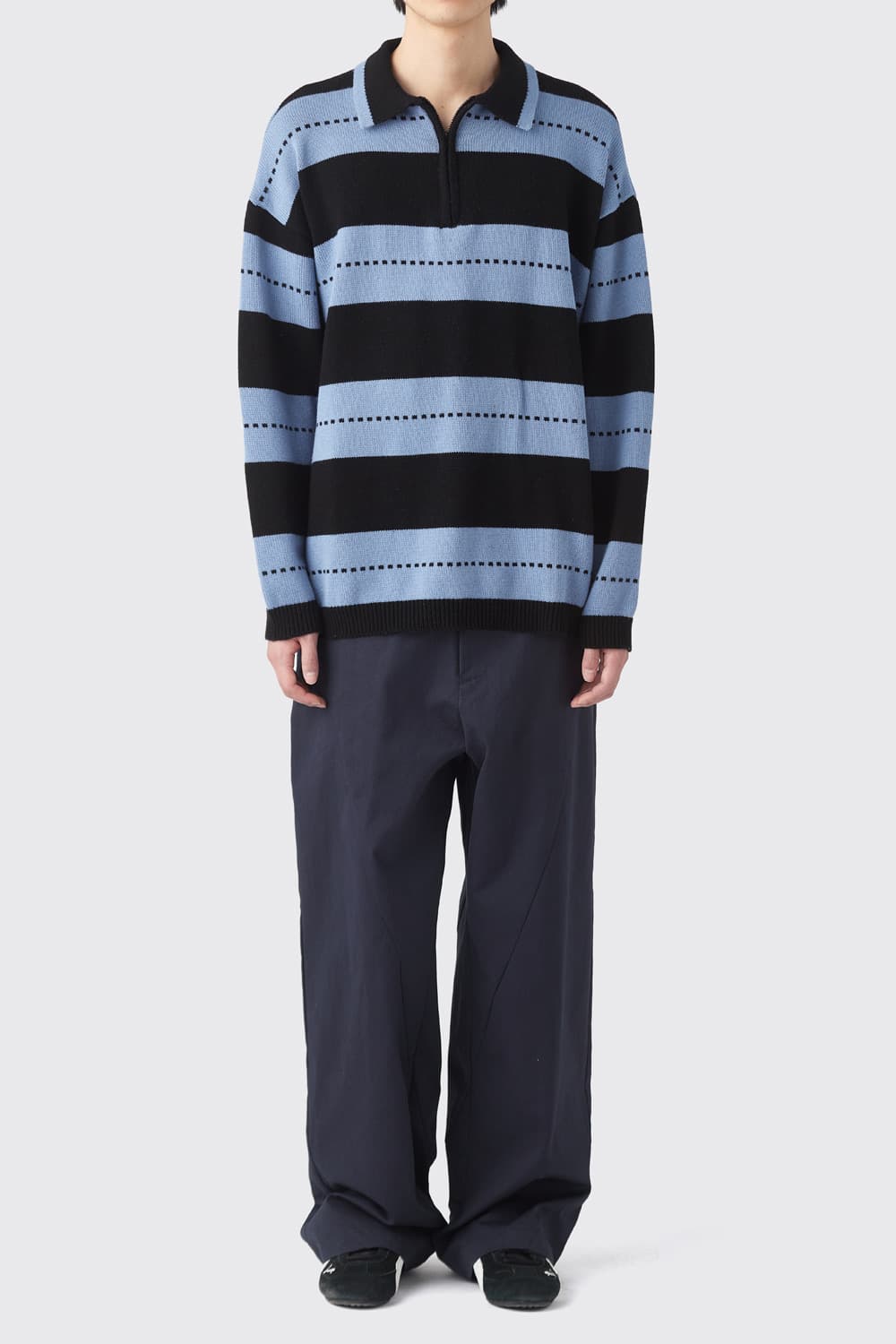 해칭룸 럭비 스트라이프 니트 상품이미지3