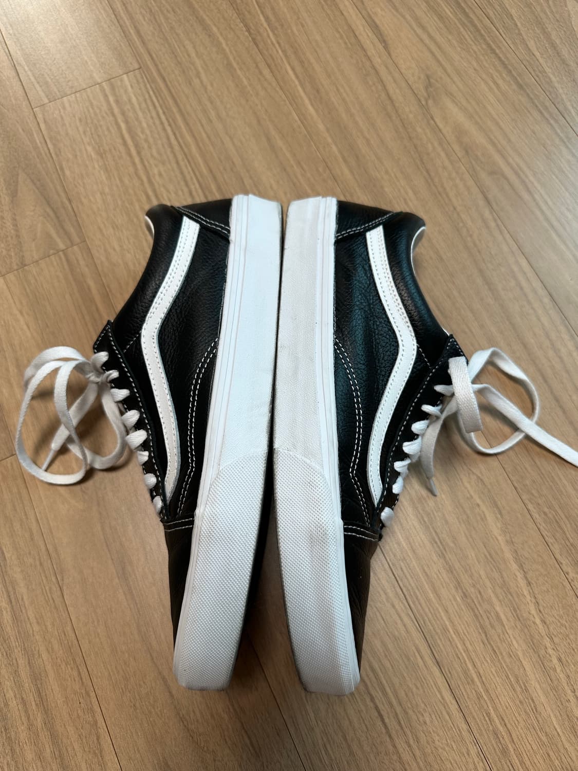 반스 레더 올드스쿨 블랙 가죽 280 상품이미지9