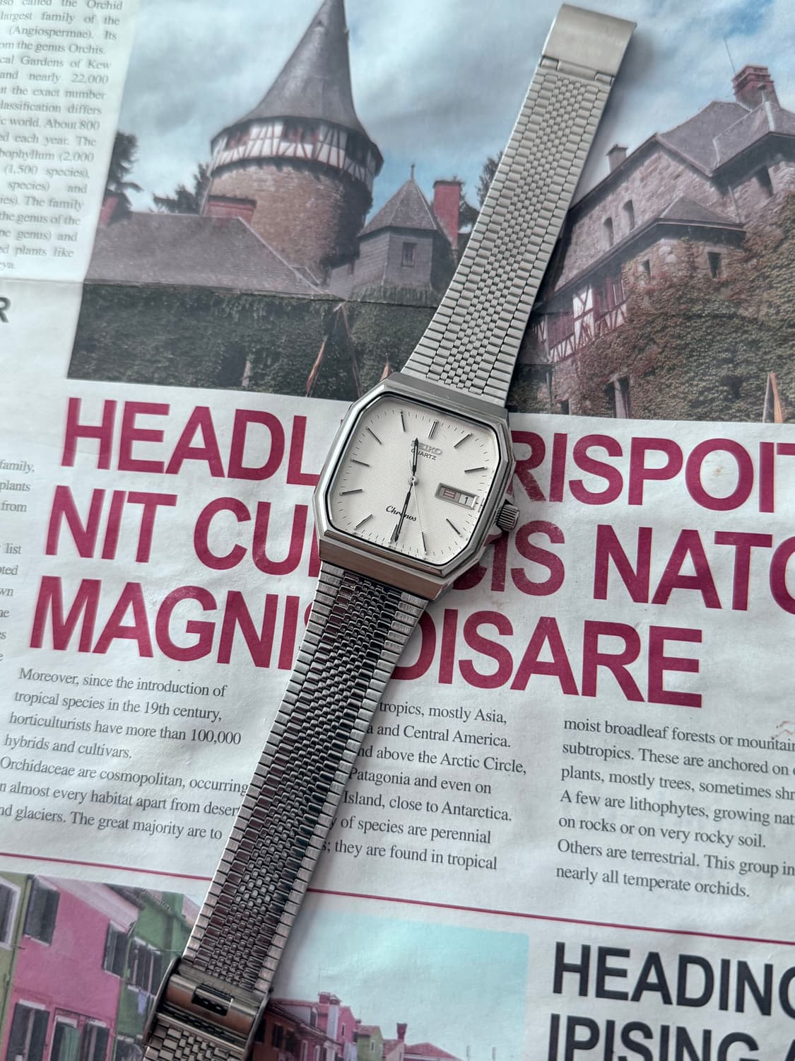 세이코 Seiko 쿼츠 크로노스 스퀘어 상품이미지2