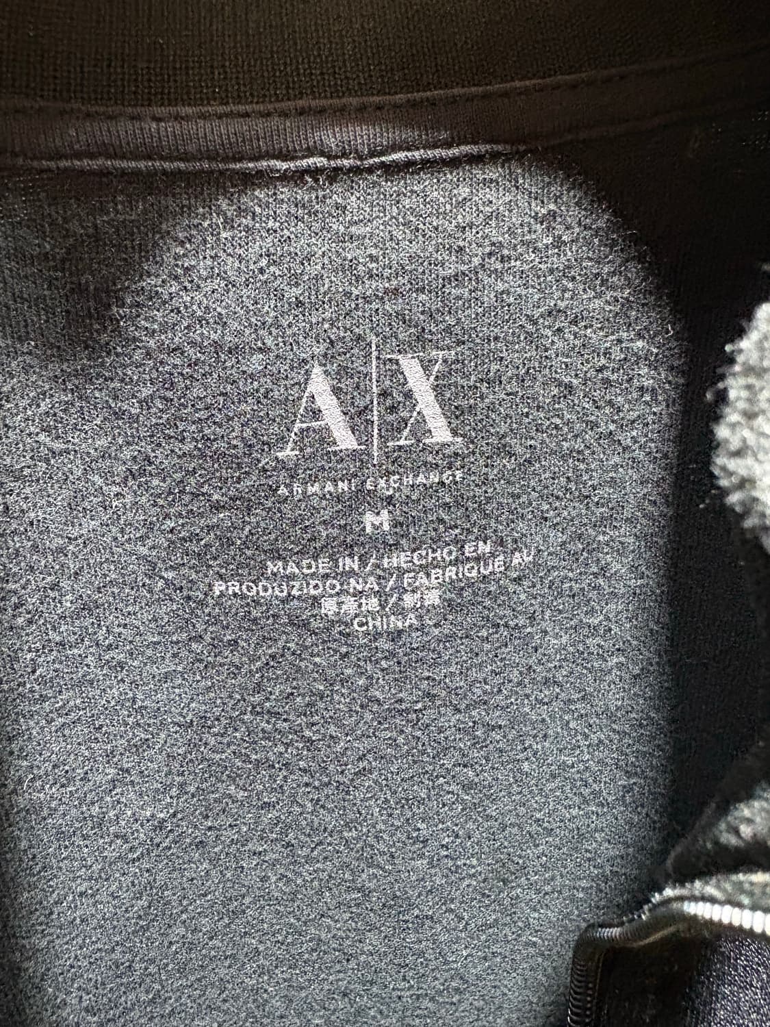 M A|X 아르마니 익스체인지 펀칭라인 트랙탑 상품이미지5