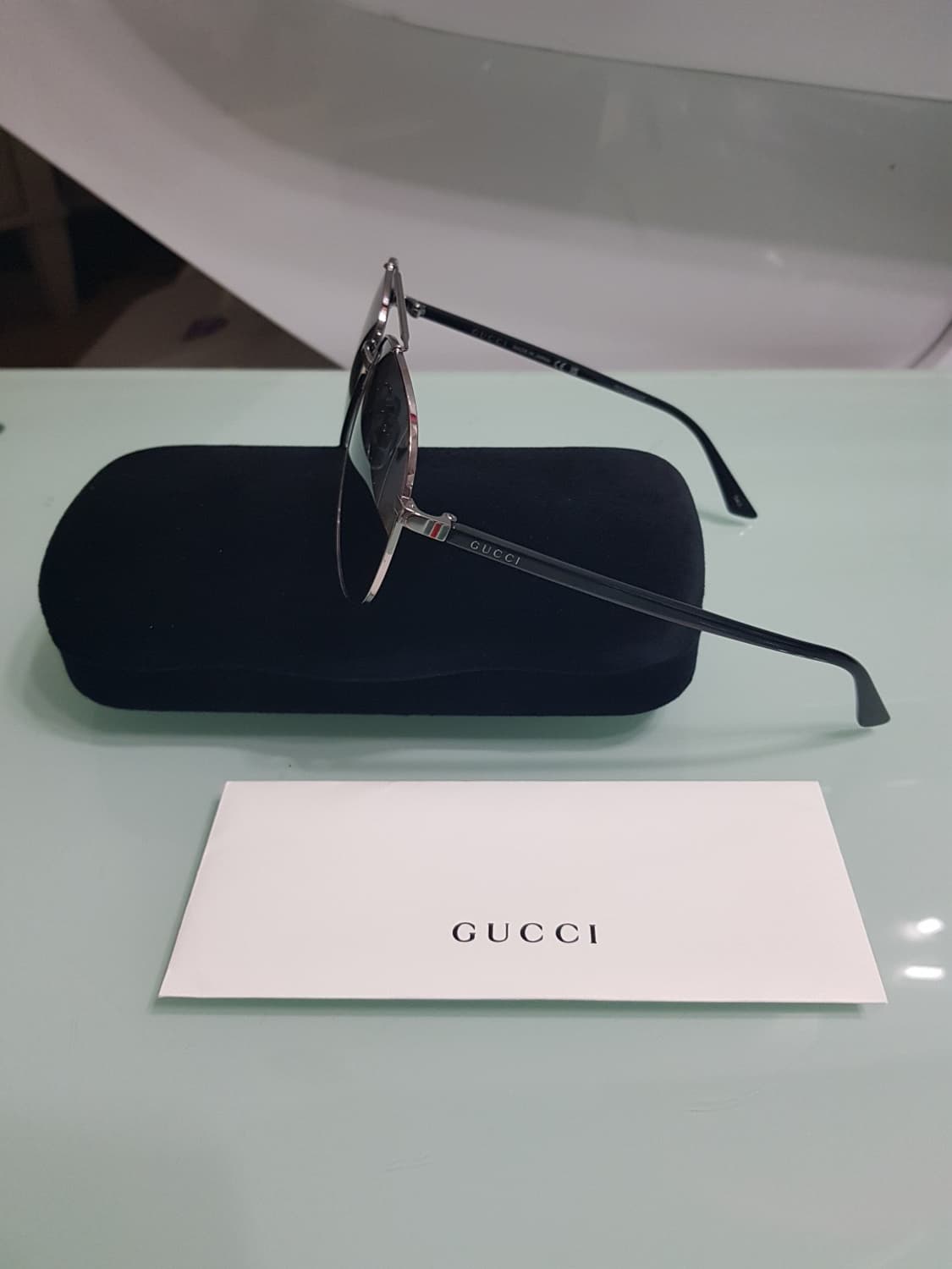 구찌 미러에비에이터선글라스(정말멋짐 정품새상품) 상품이미지5