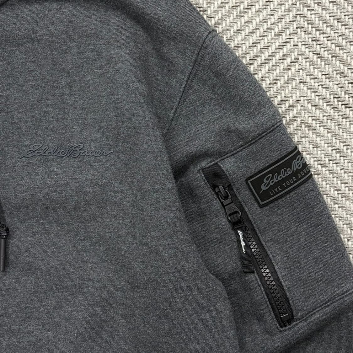 에디바우어 베이직 로고 후드집업 v2321 상품이미지5