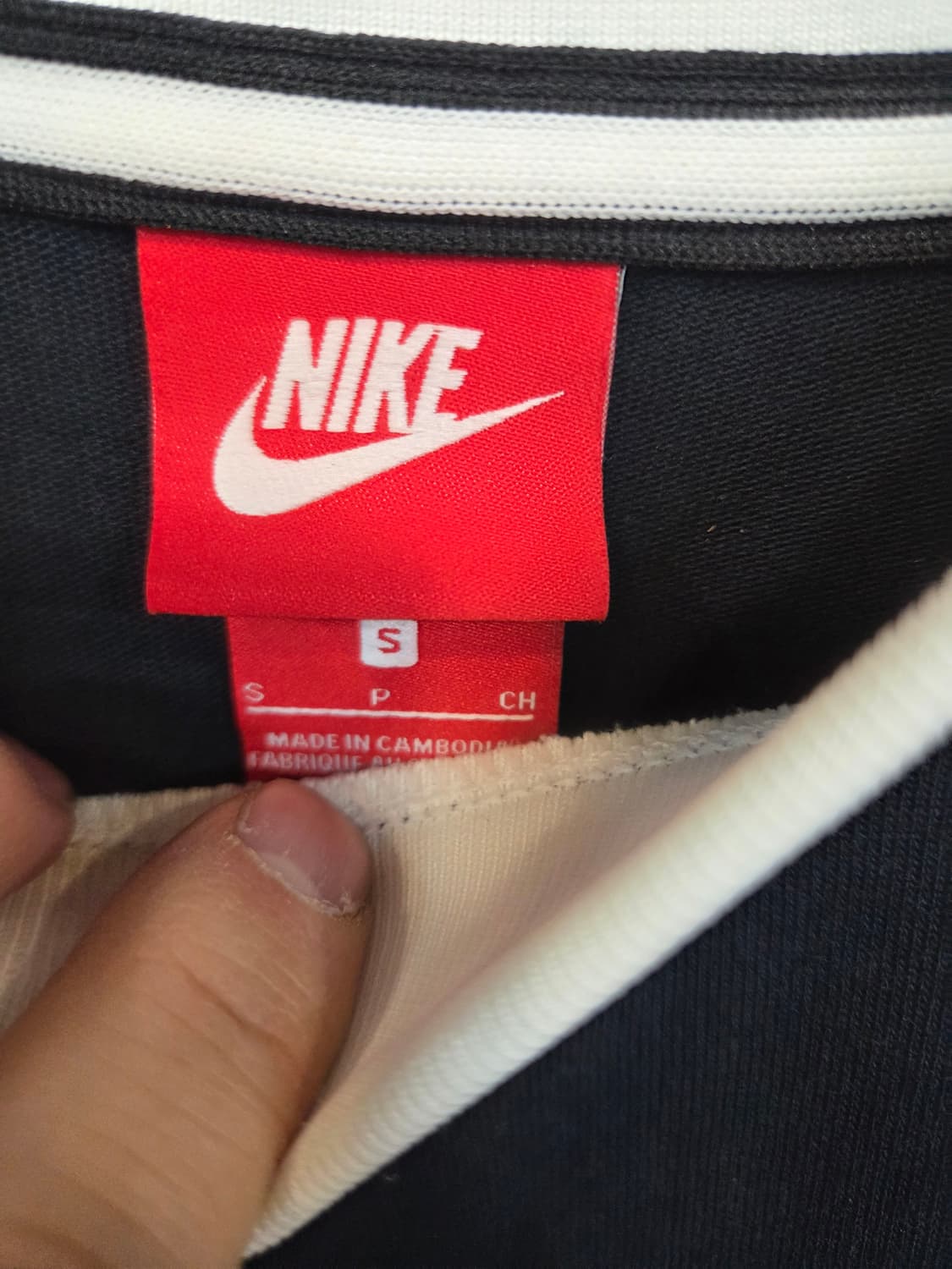 나이키 에어 넥 테이핑 레터링 반팔 원피스 드레스 s 상품이미지3