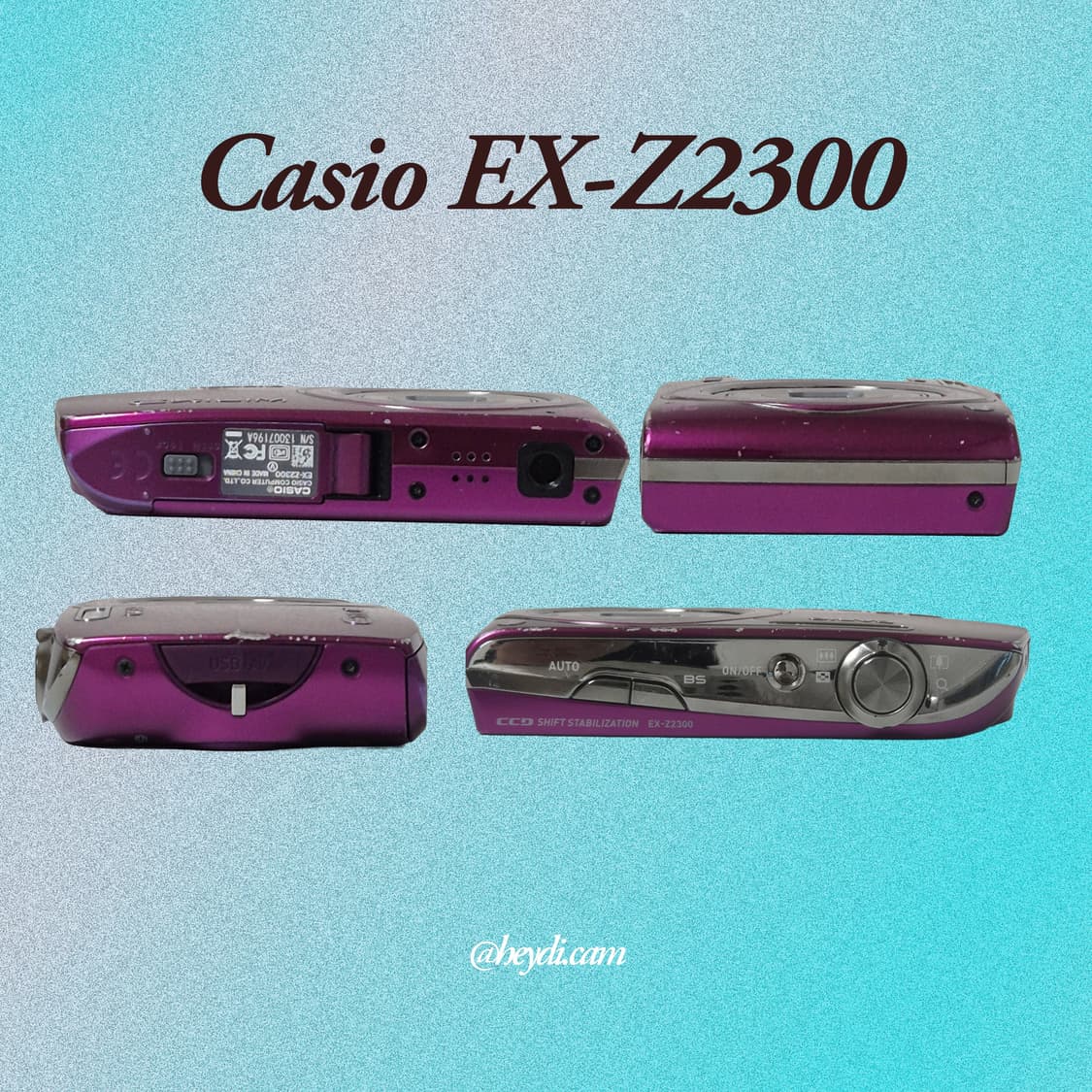 (로제, 모카, 아일릿) 카시오 엑슬림 z2300 로즈핑크 상품이미지3