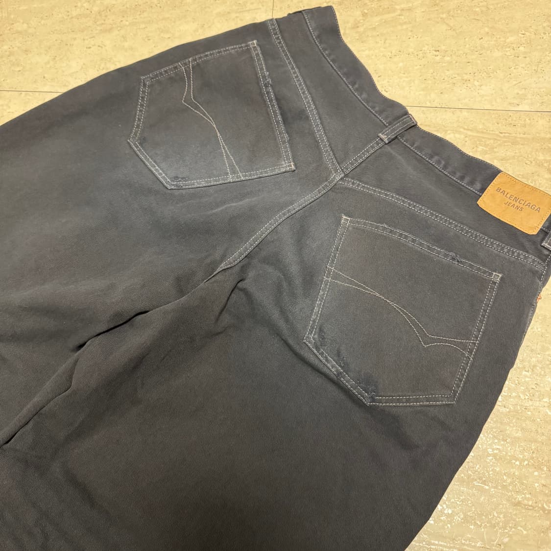 [M] 발렌시아가 라지배기진 논코팅 블랙 상품이미지4