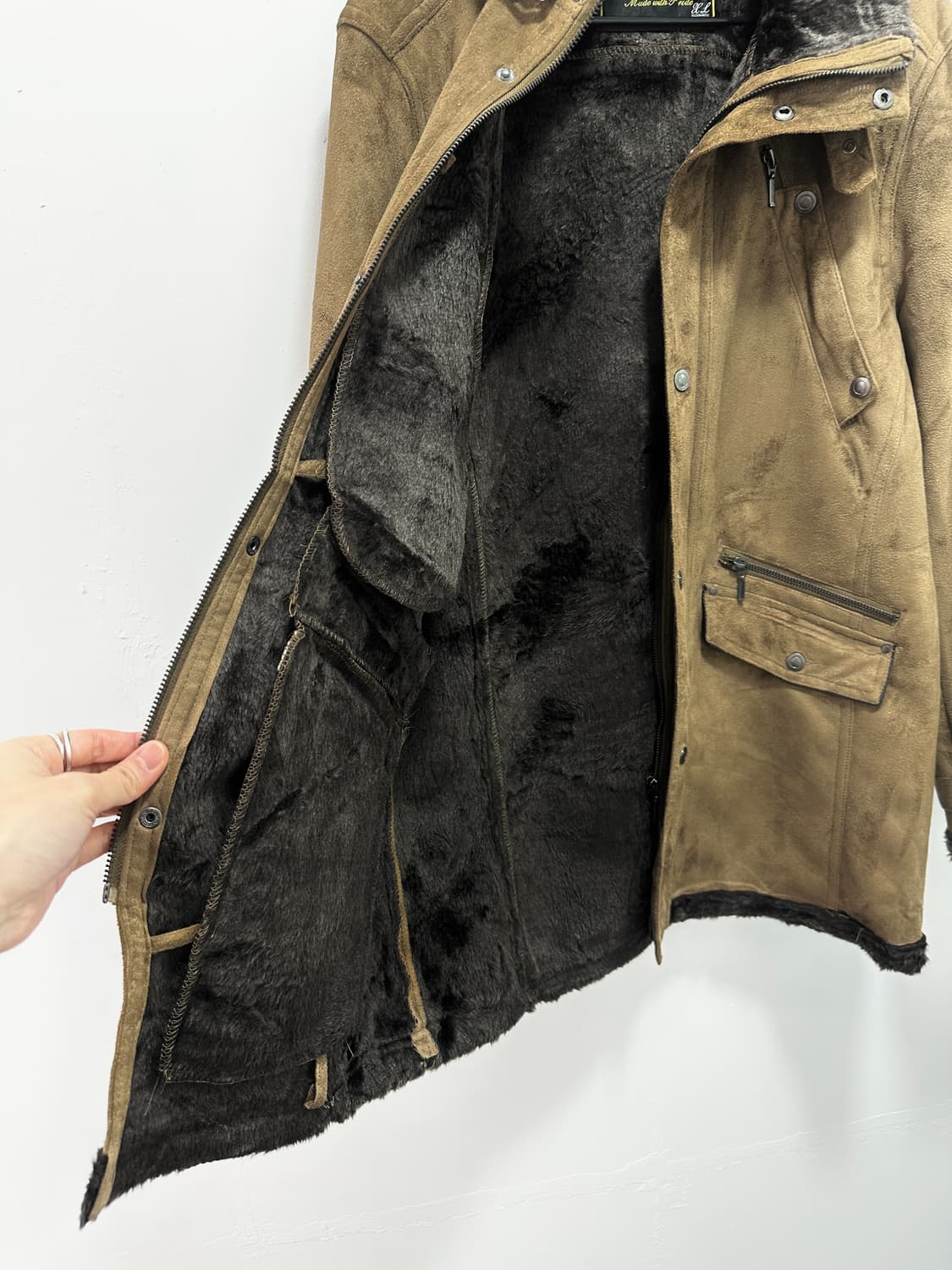 Roushatte grunge suede fur trimming jk 상품이미지8