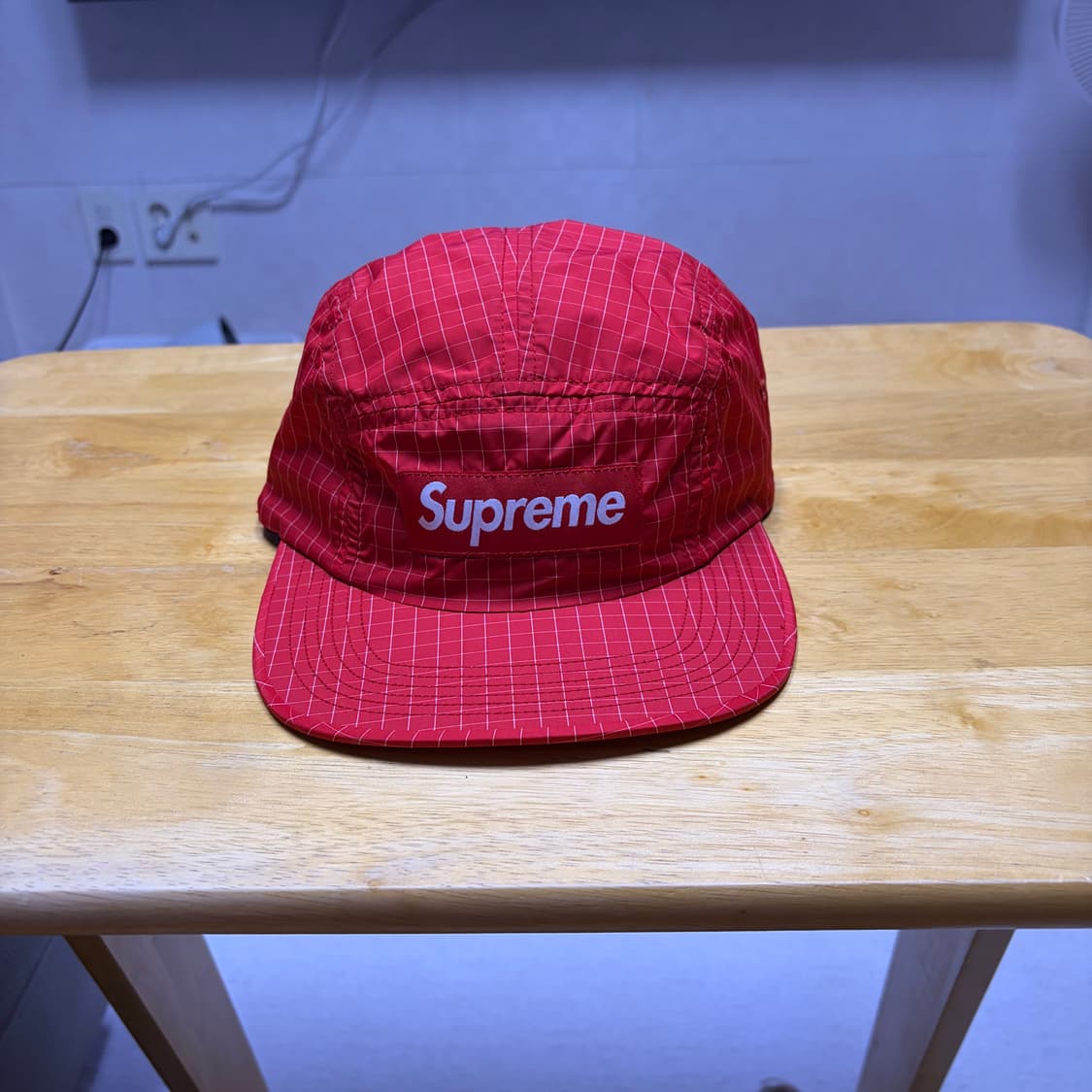 슈프림 SS18 콘트라스트 립스탑 캠프캡 상품이미지1