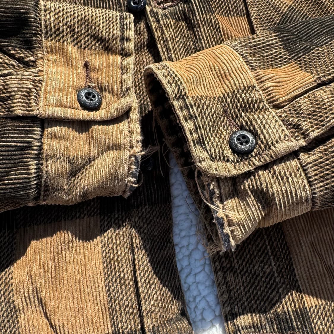 [L~XL] Stussy 스투시 체크 쉐르파 셔츠 자켓 상품이미지7