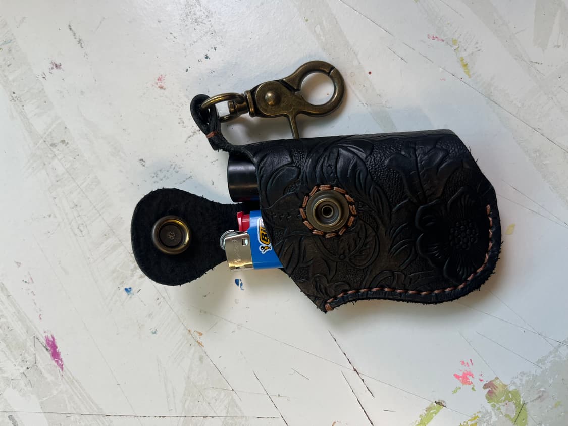 Small leather pocket&Shot gun Key-ring 상품이미지2