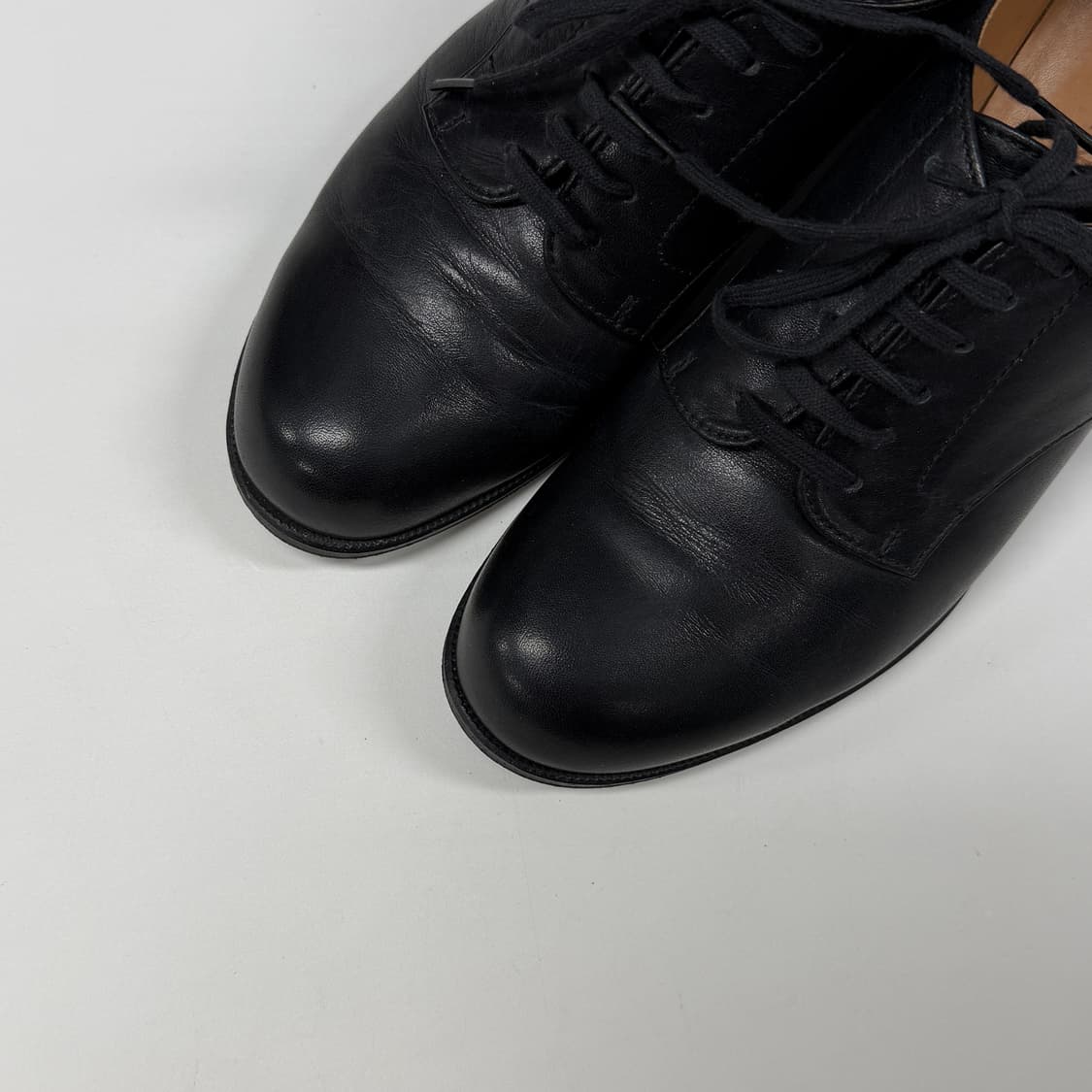 Japan made mid heel derby shoes 상품이미지3