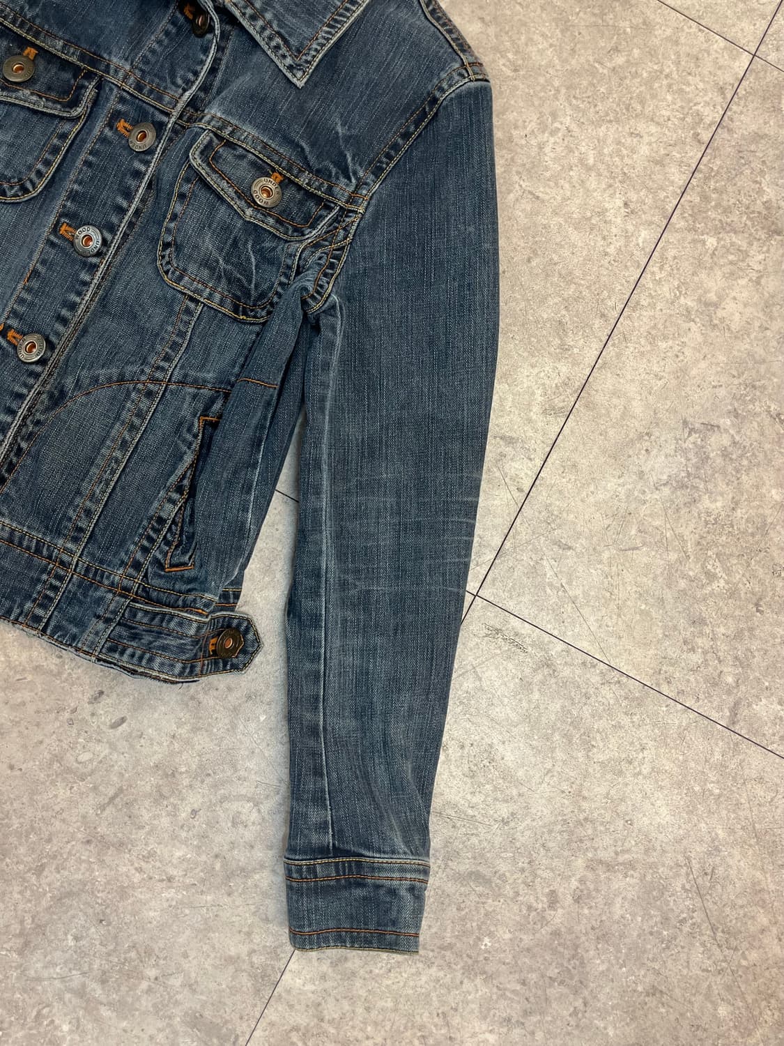 빈티지 언더우드 포켓 데님 자켓 L #csz3568 상품이미지6