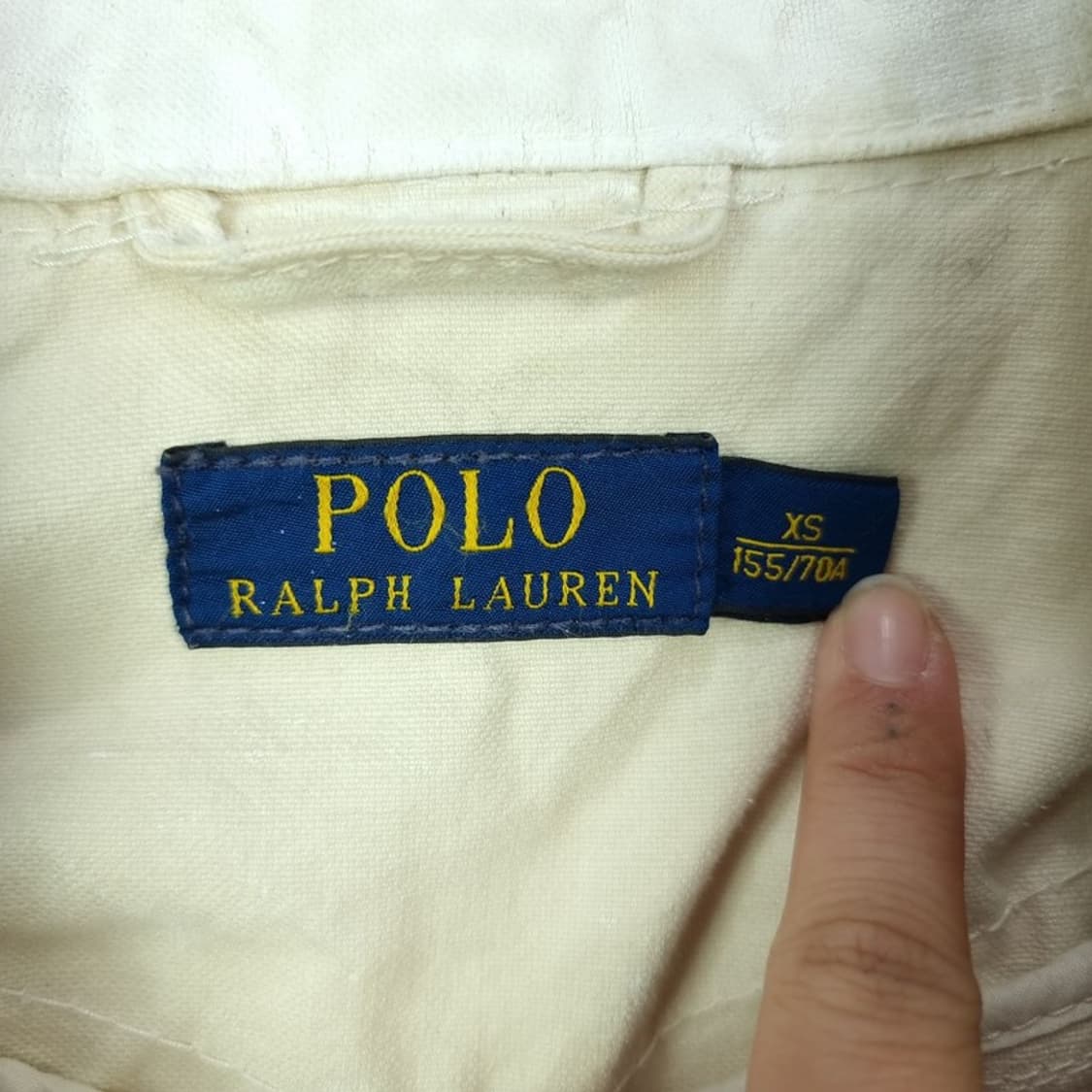 [폴로 랄프로렌] 웨스턴 프린지 사선 라이더 자켓 아이보리 M17552 상품이미지4