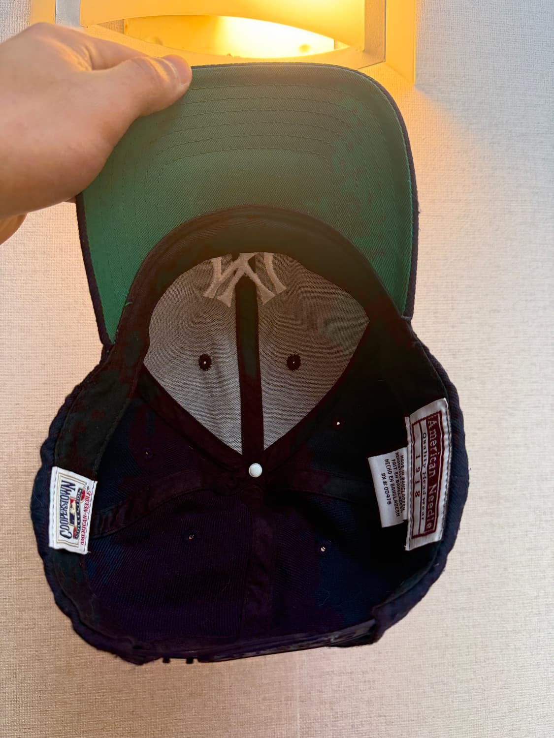 쿠퍼스타운 뉴욕 양키스 빈티지 캡 (아메리칸 니들) 상품이미지2