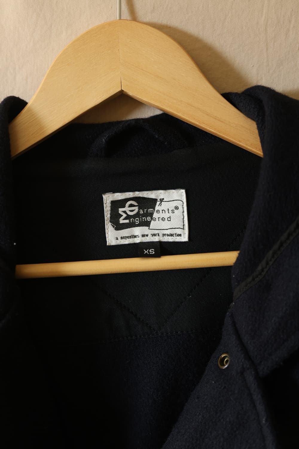 엔지니어드가먼츠 올드라벨 울 숏 더플 코트S

 상품이미지2