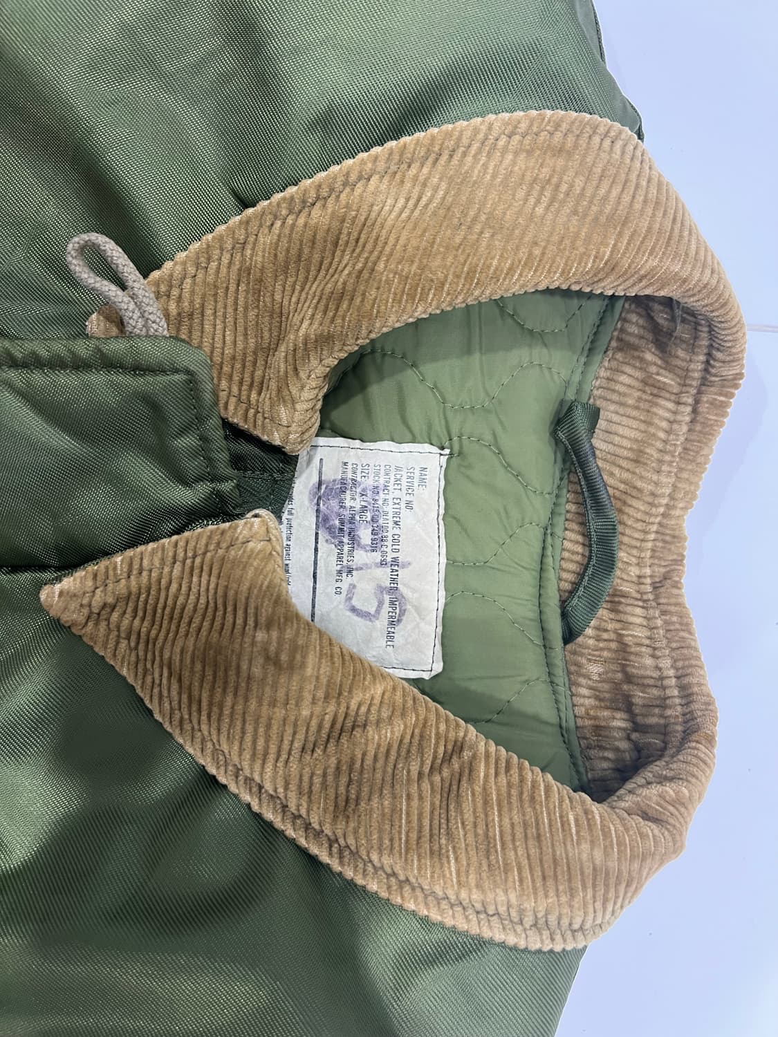 미해군 덱자켓 XL 상품이미지10