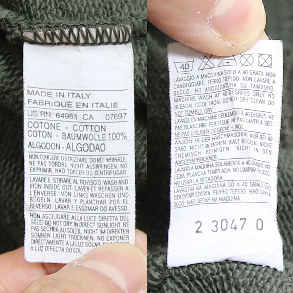 (착용컷) BENETTON 스웻 셔츠 (남성용 105-108) 상품이미지7