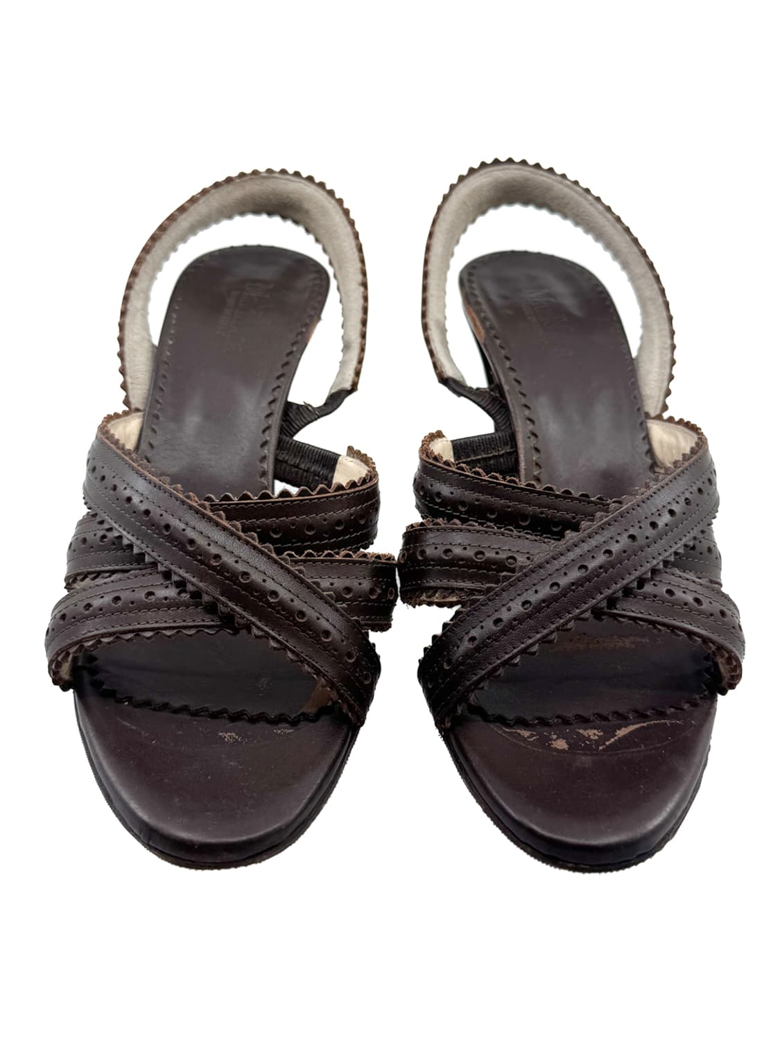 MaxMara Leather Slingback Sandals/ 37 상품이미지2