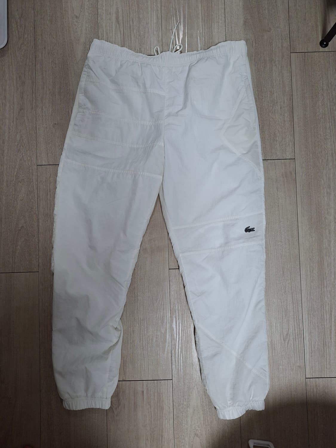 라코스테 나일론 팬츠 화이트 38인치 상품이미지1