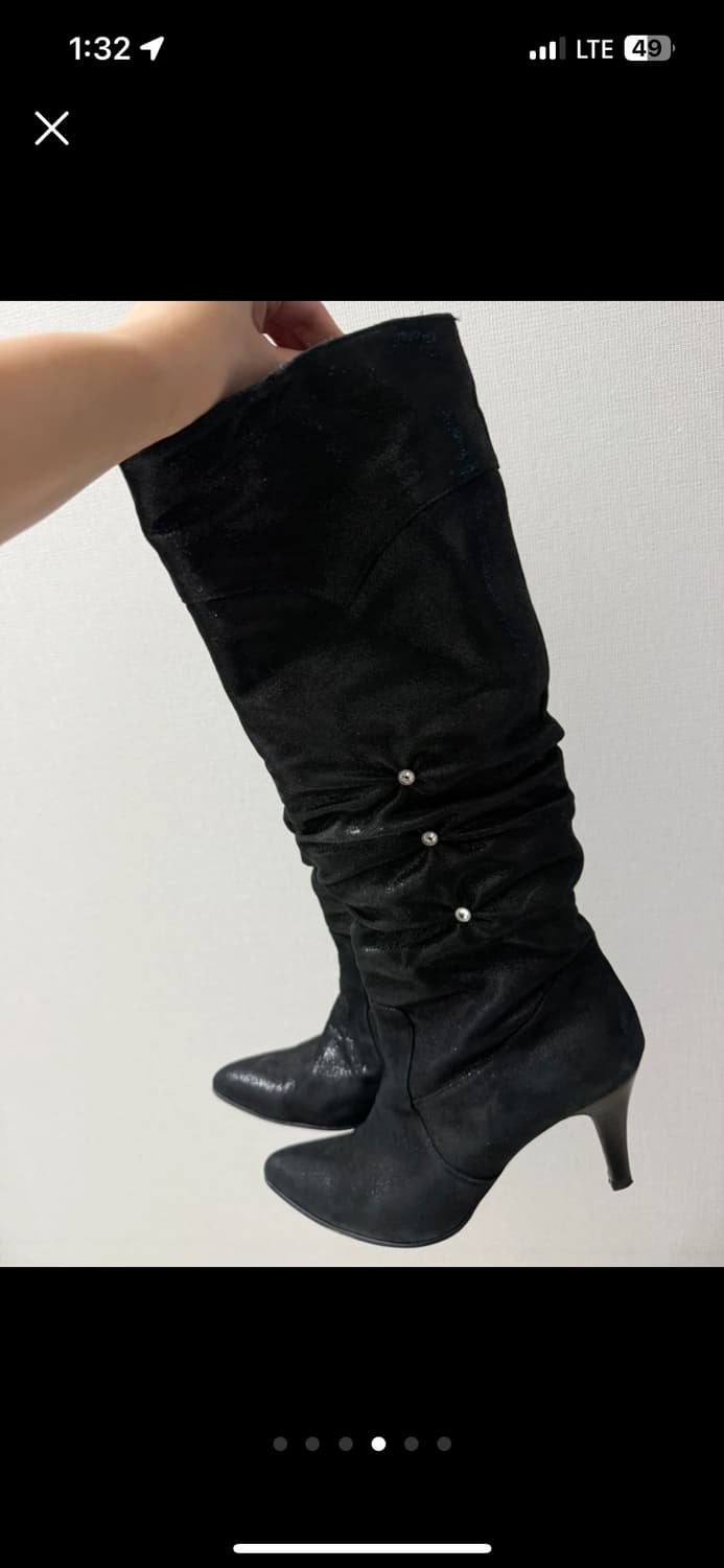 블랙 셔링 스터드 부츠 245 상품이미지2