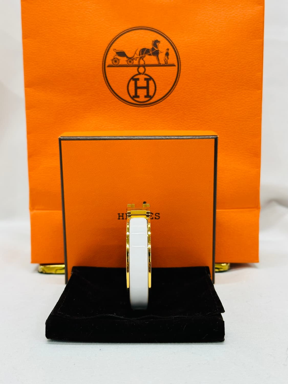 [풀구성] 에르메스 클릭아슈 화이트 골드 PM 상품이미지4