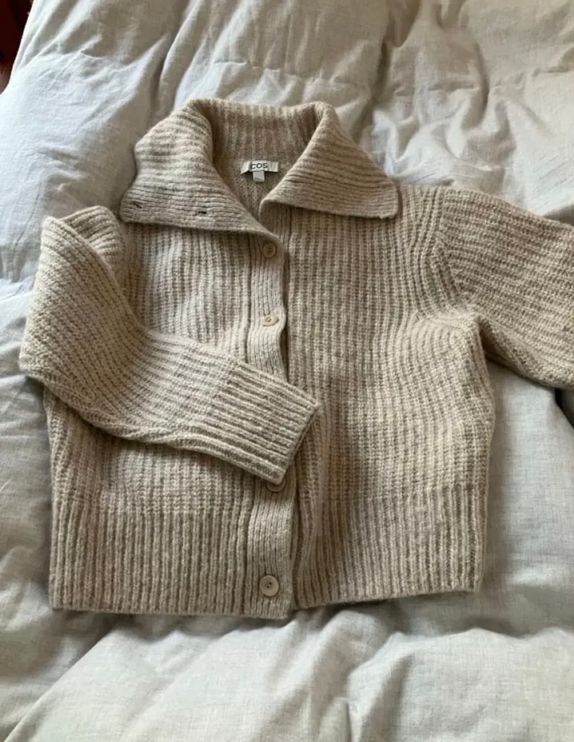 cos 코스 스프레드 칼라 울 가디건 m 상품이미지2