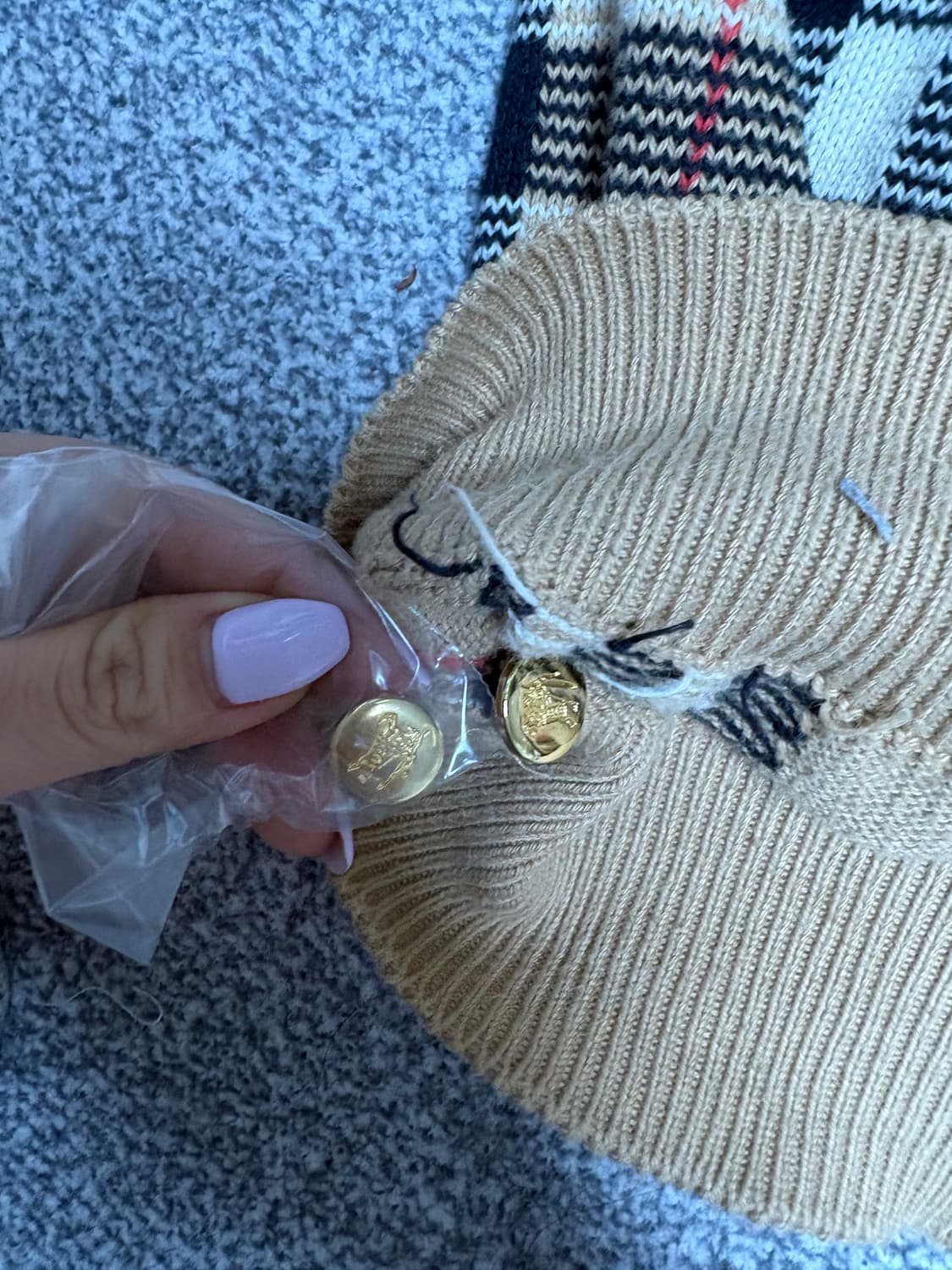 버버리 가디건 상품이미지4