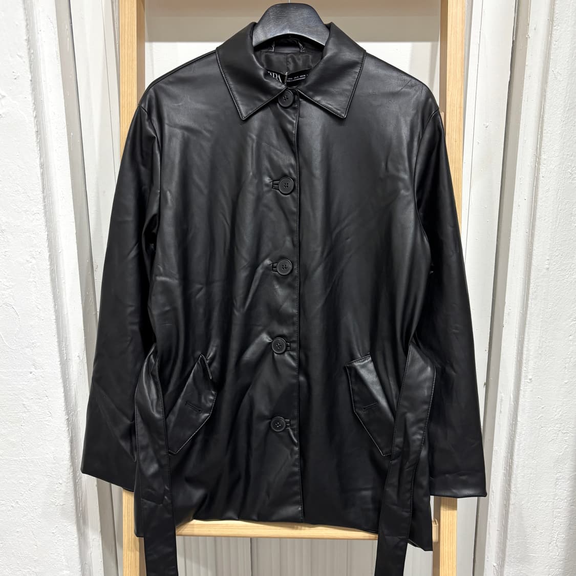 자라 가죽 로프 블레이저 자켓 상품이미지2