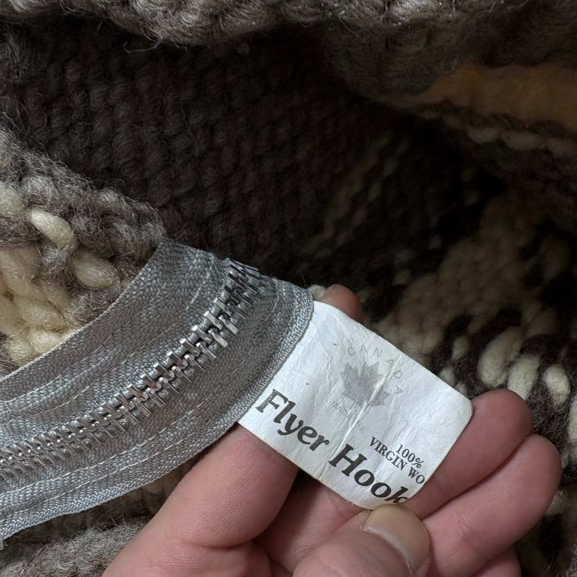 헤비울 코위챤 니트집업 상품이미지5