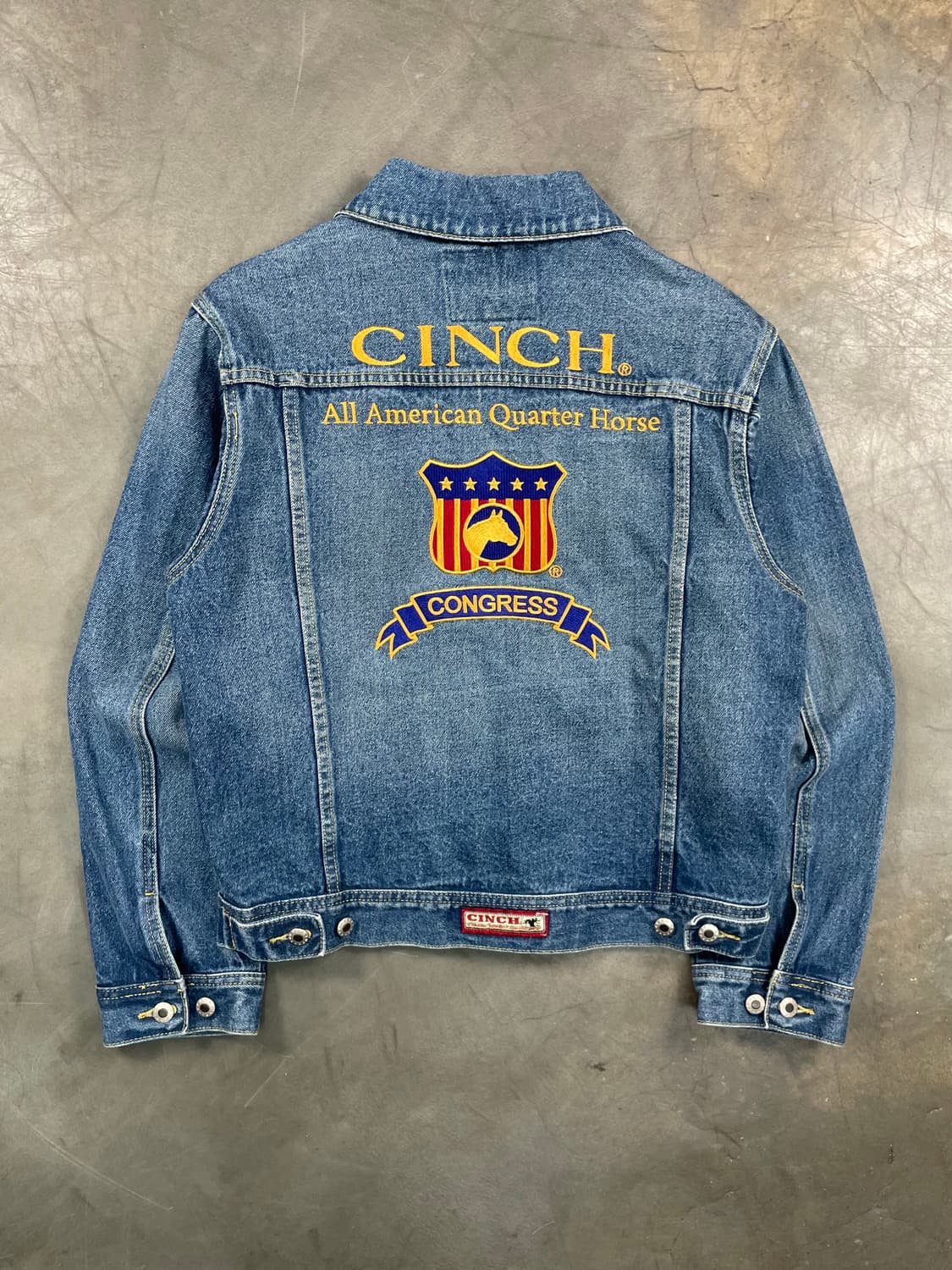 빈티지 패치워크 데님 트러커 자켓 상품이미지1