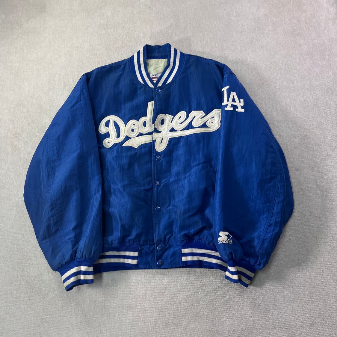 100 스타터 la 다져스 더그아웃 스타디움 바시티 자켓 상품이미지1