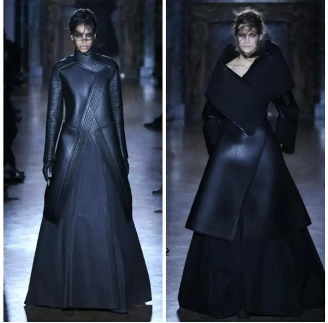 가레스퓨 가죽 자켓 / 양가죽 알파카 모헤어 / 38 (55~55반) 상품이미지2