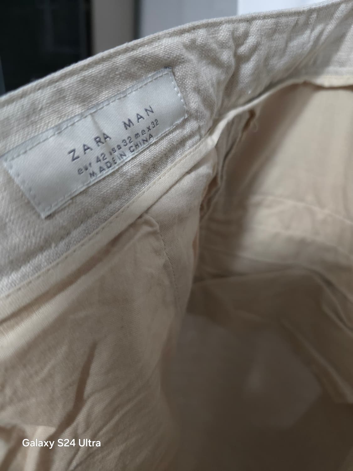 ZARA Man 자라맨 린넨 팬츠 Eur 32 ✨️정품✨️ 상품이미지3