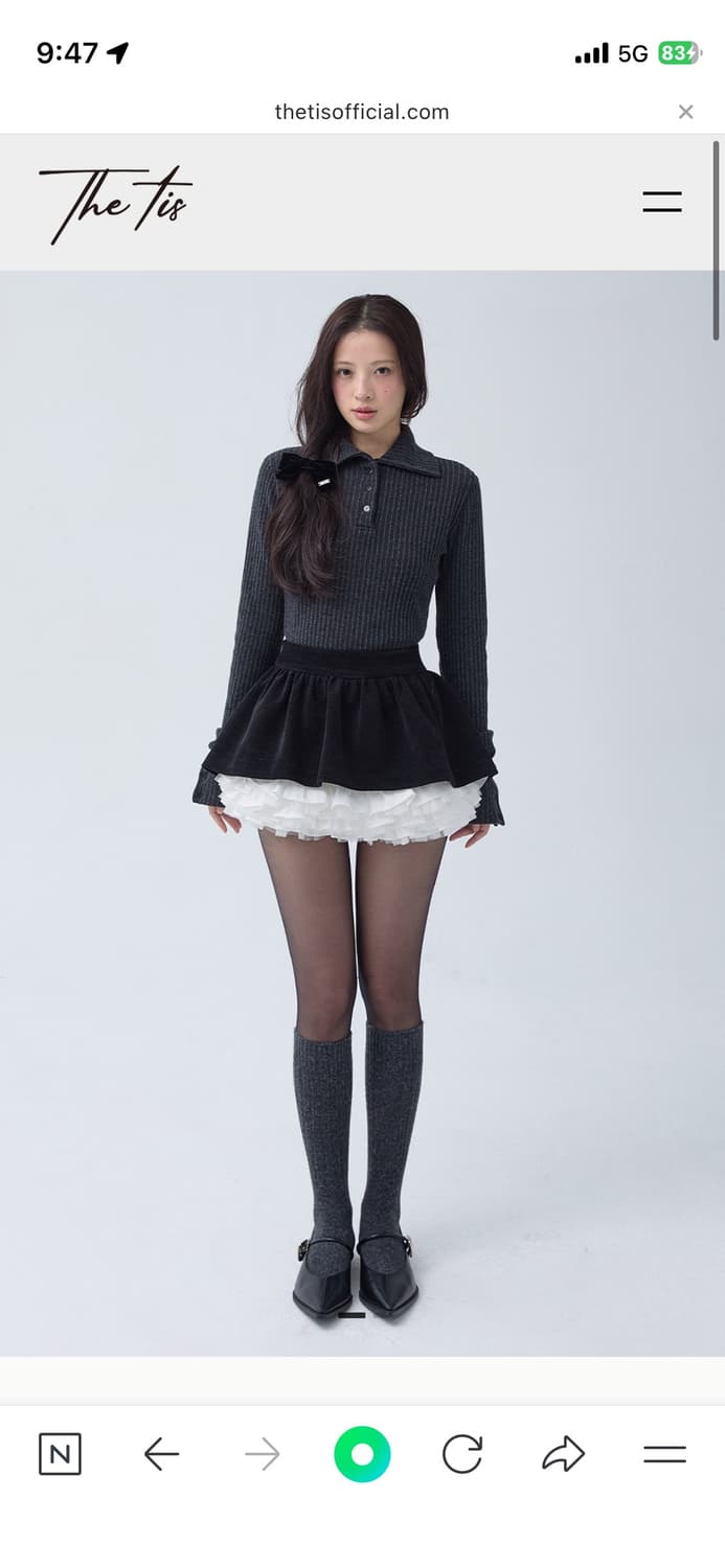 더티스 ROMANTIC BOUQUET LAYERED SKIRT_TT5W5 상품이미지1