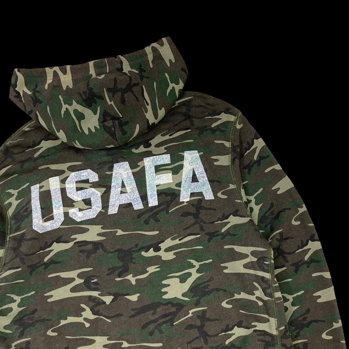 AVIREX 아비렉스 카모플라주 데미지 디테일 후드집업 상품이미지4