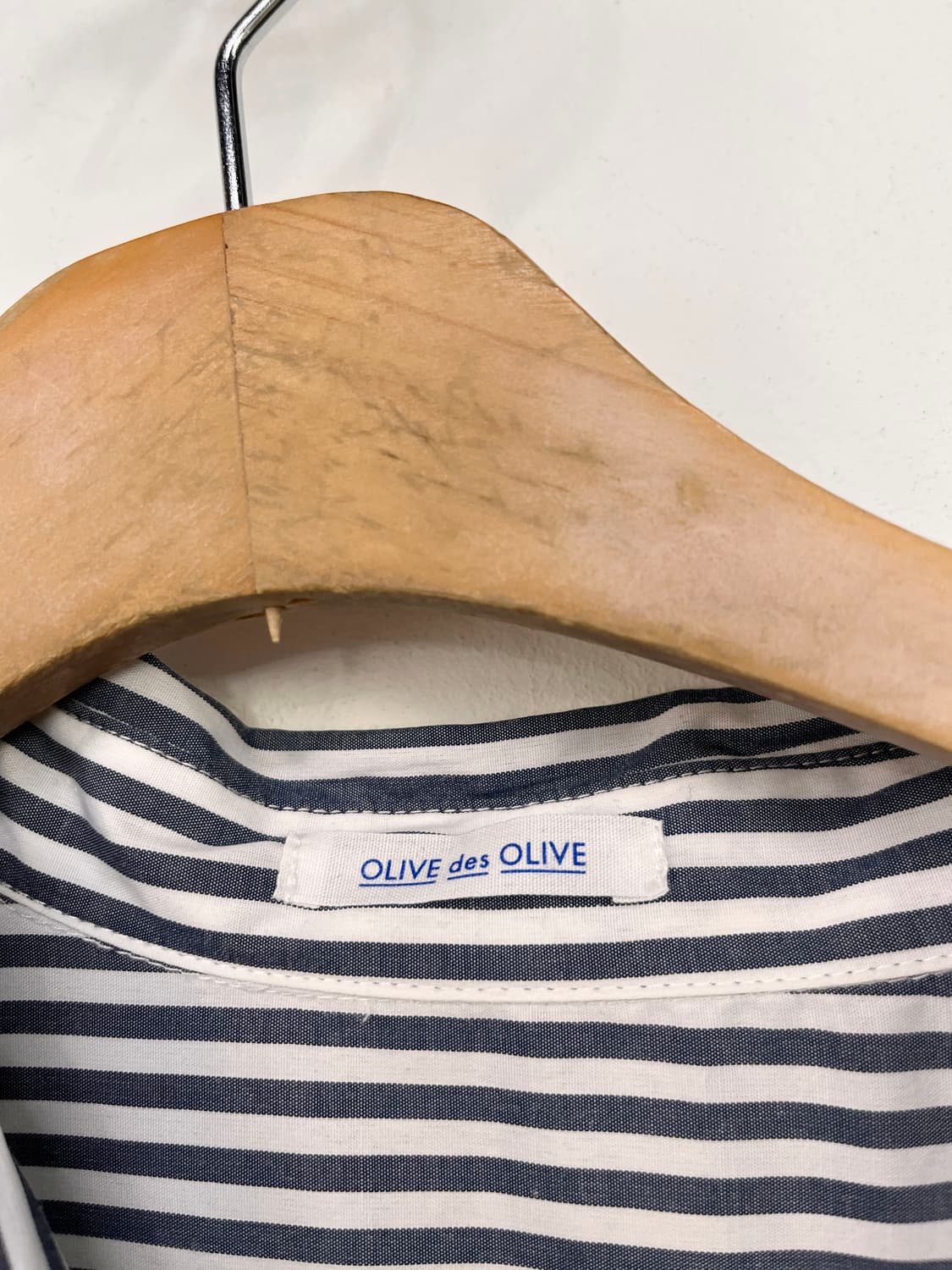 OLIVE DE OLIVE 스트라이프 셔츠 원피스 상품이미지9