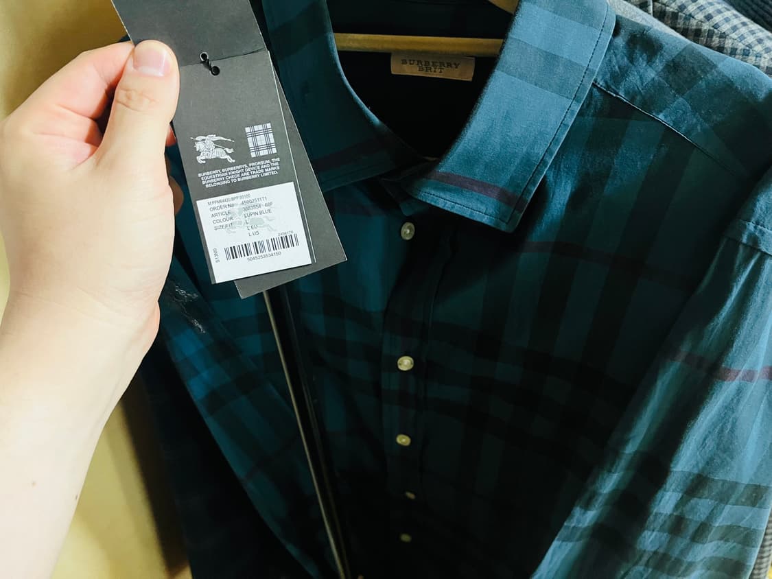 버버리 브릿 체크남방셔츠 드립니다[정품] 상품이미지2