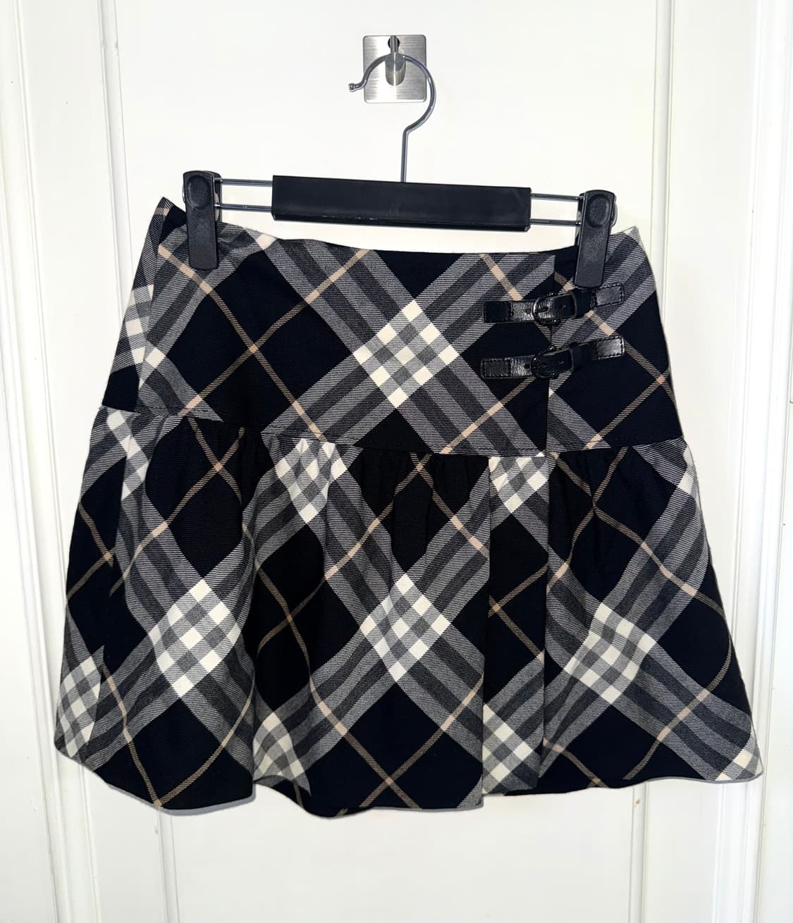 버버리 체크 버클 치마 블루라벨 상품이미지1