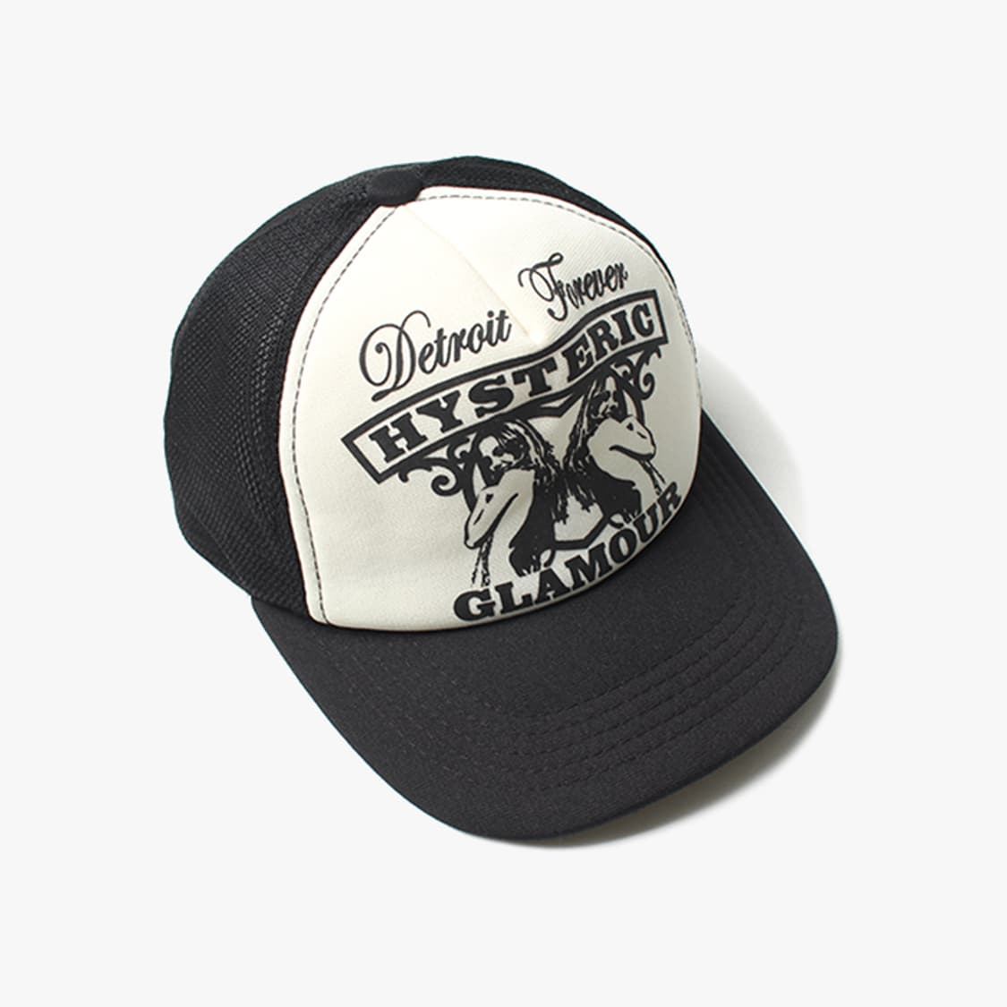  HYSTERIC GLAMOUR "Black White Mesh Cap" 상품이미지1
