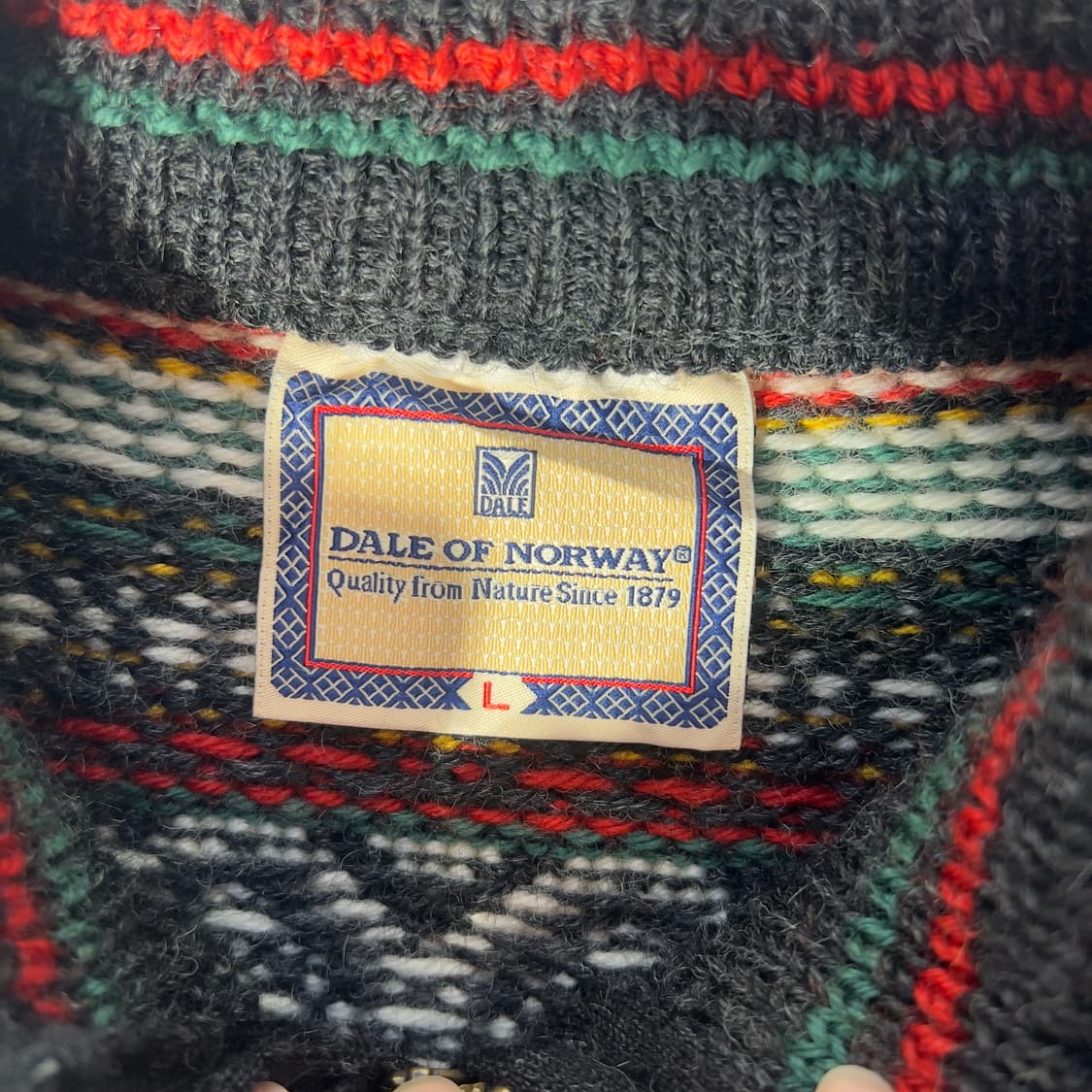 [L]90sDALE OF NORWAY 데일오브노르웨이 노르딕 니트 스웨터 상품이미지2