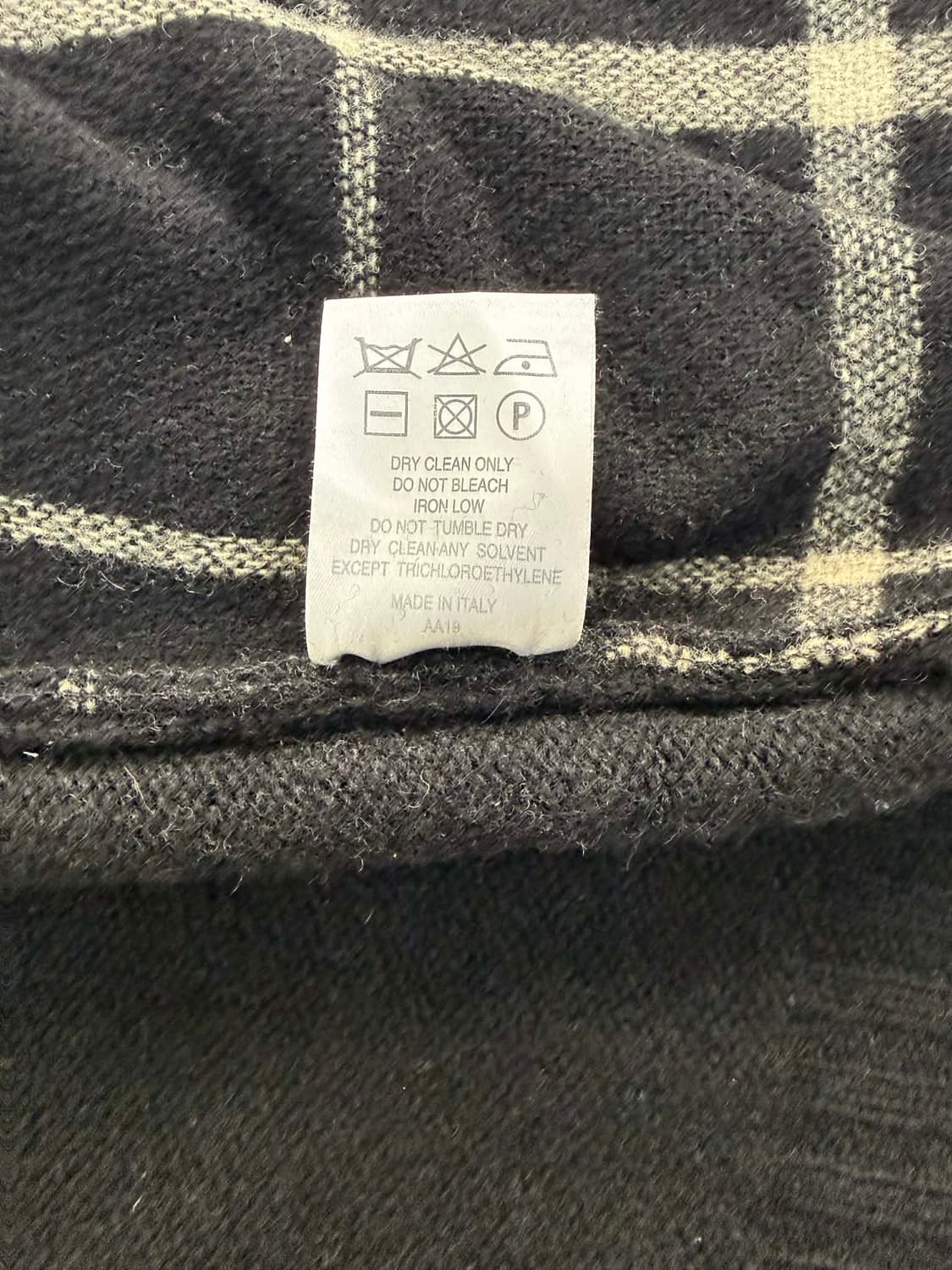 [M] 버버리 런던 노바체크 울 니트 집업 자켓 상품이미지6