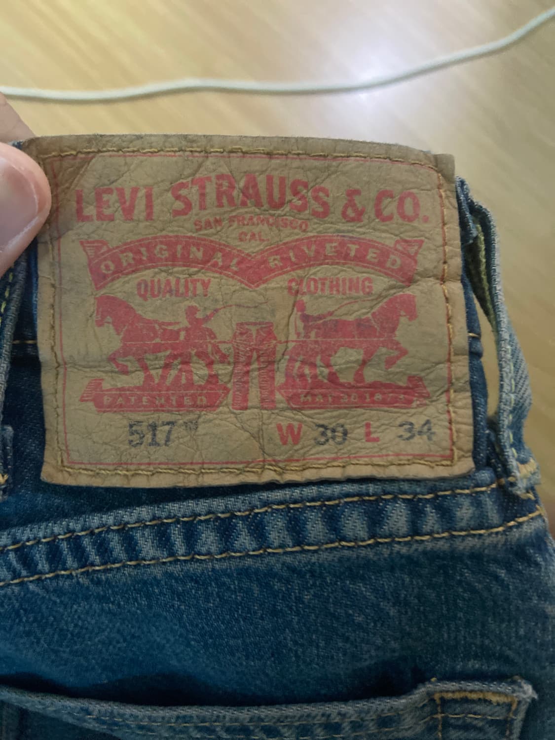 리바이스 517 부츠컷 W30 L34 상품이미지5