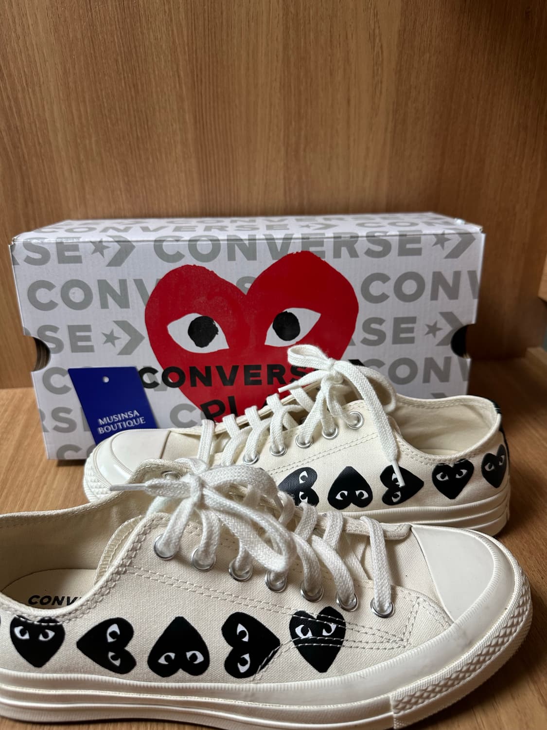 꼼데가르송 멀티 하트 컨버스 270❗한번신은 거의새상품 상품이미지1