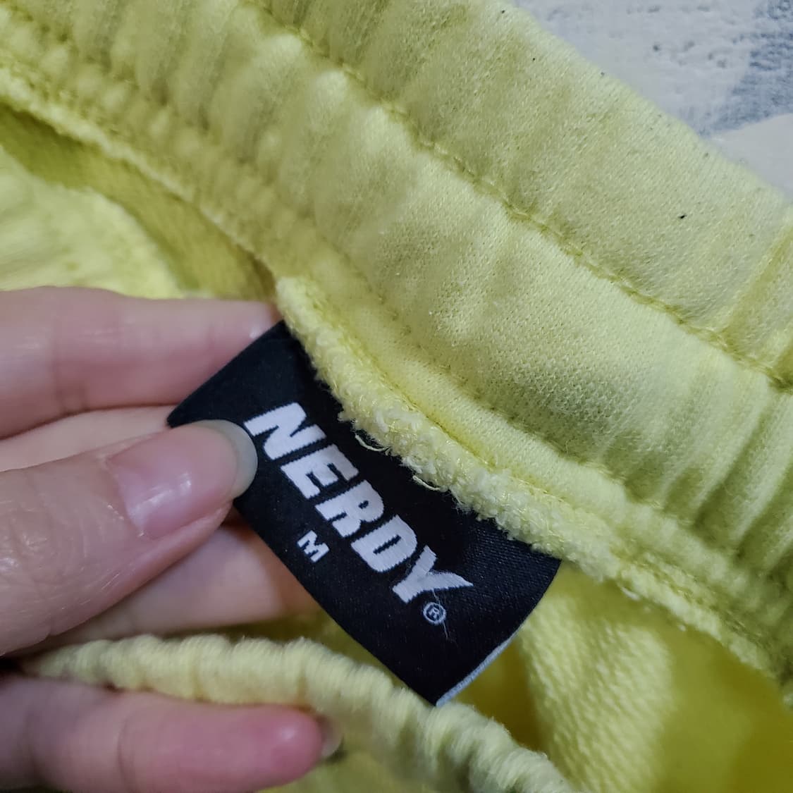 널디 옐로우 트랙탑 조거 팬츠  상품이미지4