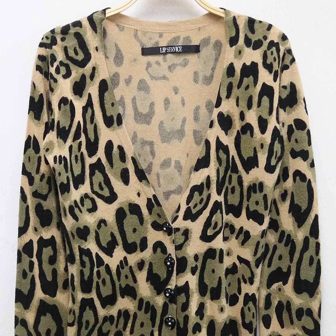 립서비스 호피 패턴 가디건 60510 상품이미지3