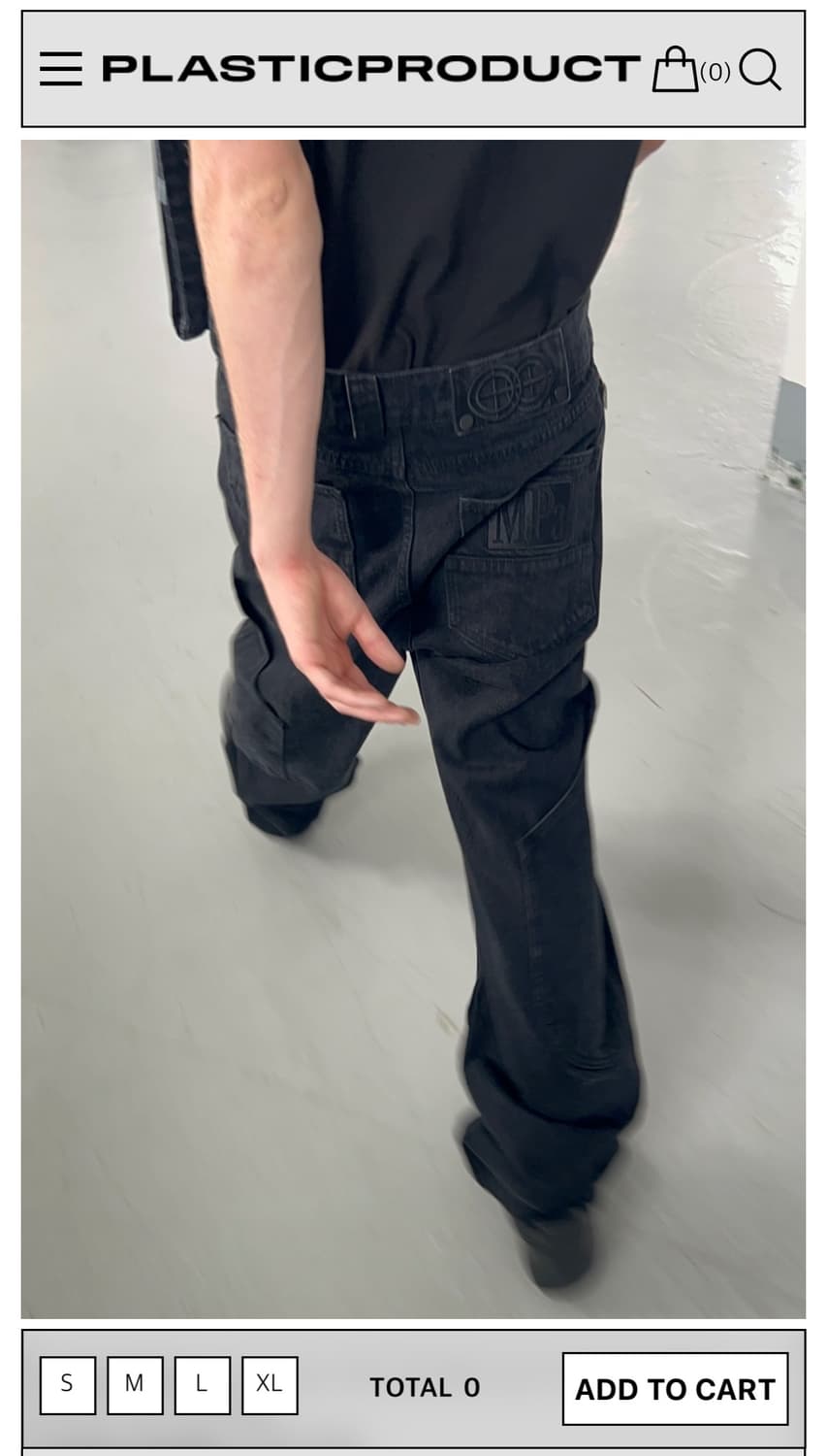 MPa CALF POCKET PANTS (BLACK) 상품이미지1