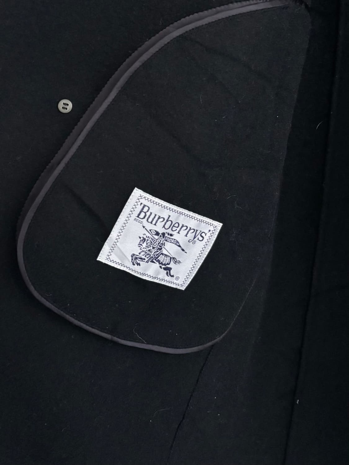 Burberry 버버리 블랙 더블 브레스트 롱코트 상품이미지7