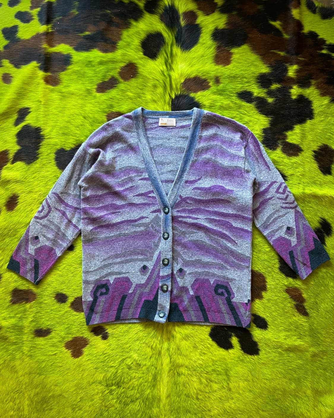 1990s KRIZIA Poi Itlay Angora Cardigan 상품이미지4